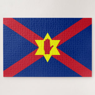 Flagge der Ulster Nation (Nordirland) Puzzle