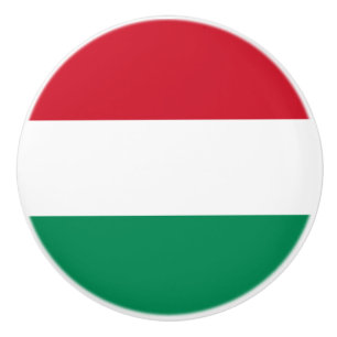 Flagge der ungarischen Keramik Knob Keramikknauf