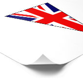 Flagge der Union als Jagddreieck Fotodruck (Ecke)