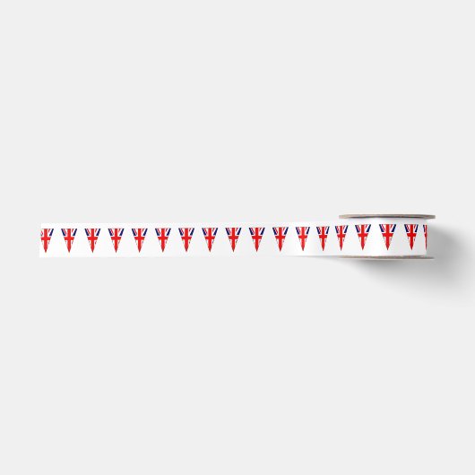 Flagge der Union als Jagddreieck Satinband (Vorderseite)