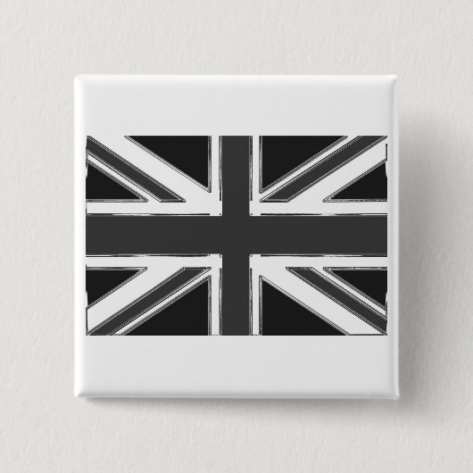 Flagge der Union - Chrome Button (Vorderseite)