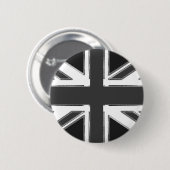 Flagge der Union - Chrome Button (Vorne & Hinten)