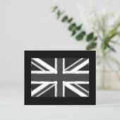Flagge der Union - Chrome Postkarte (Stehend Vorderseite)