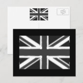 Flagge der Union - Chrome Postkarte (Vorne/Hinten)
