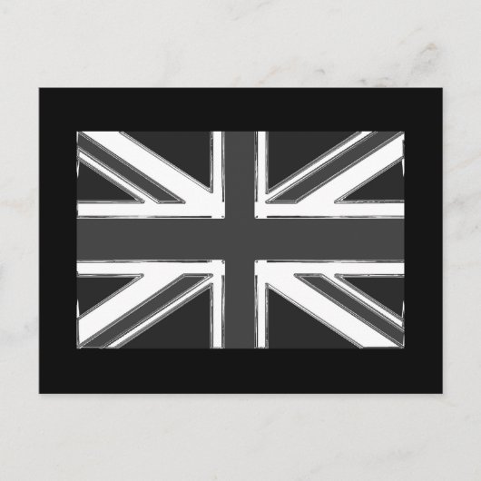 Flagge der Union - Chrome Postkarte (Vorderseite)