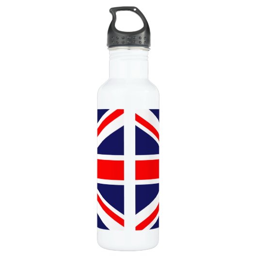 Flagge der Union Edelstahlflasche (Rückseite)