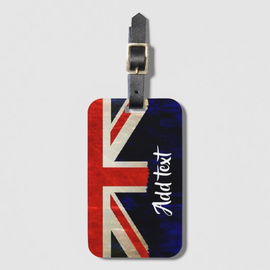 Flagge der Union Gepäckanhänger (Vorderseite Vertikal)