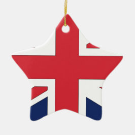 Flagge der Union/Gewerkschaft des Vereinigten Köni Keramik Ornament