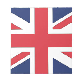 Flagge der Union/Gewerkschaft des Vereinigten Köni Notizblock