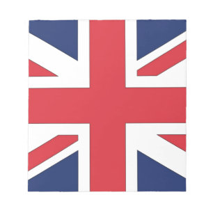 Flagge der Union/Gewerkschaft des Vereinigten Köni Notizblock