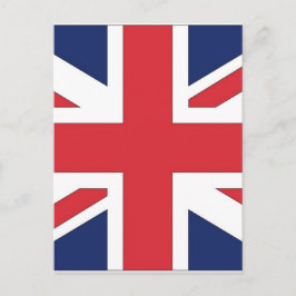 Flagge der Union/Gewerkschaft des Vereinigten Köni Postkarte