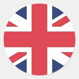 Flagge der Union/Gewerkschaft des Vereinigten Köni Runder Aufkleber