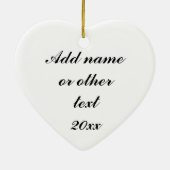 Flagge der Union Jack British England Keramik Ornament (Hinten)