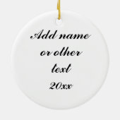 Flagge der Union Jack British England Keramik Ornament (Hinten)