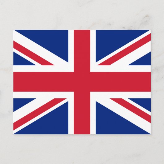 Flagge der Union Jack im Vereinigten Königreich - Postkarte (Vorderseite)