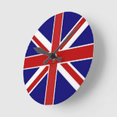 Flagge der Union Jack Pentagram Runde Wanduhr (Winkel)