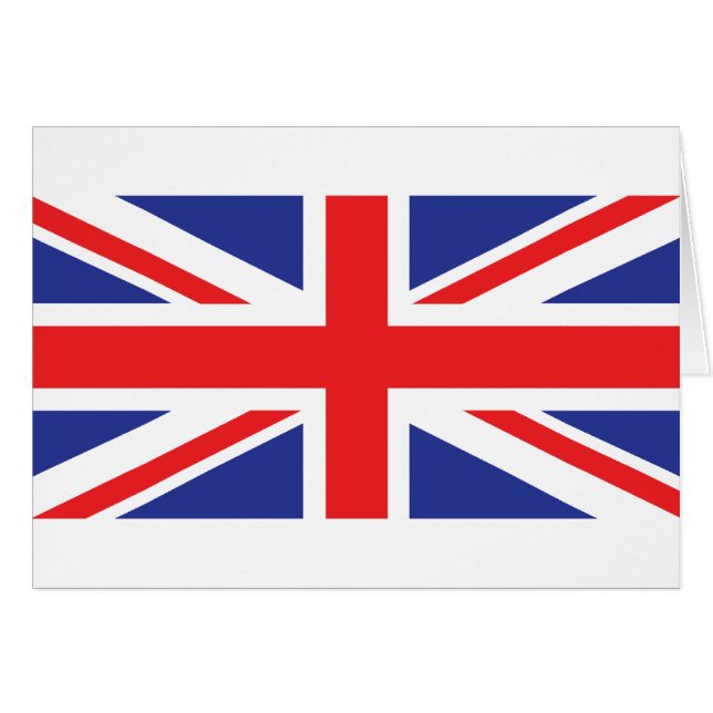 Flagge der Union Jack UK (Vorderseite (Horizontal))