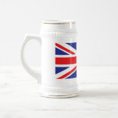 Flagge der Union Jack UK Bierglas (Links)