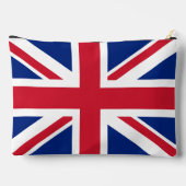 Flagge der Union Jack UK Personalisiert (optional) Zubehörtasche (Rückseite)
