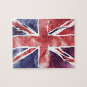 Flagge der Union Jack UK Puzzle (Horizontal)