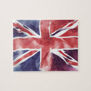 Flagge der Union Jack UK Puzzle