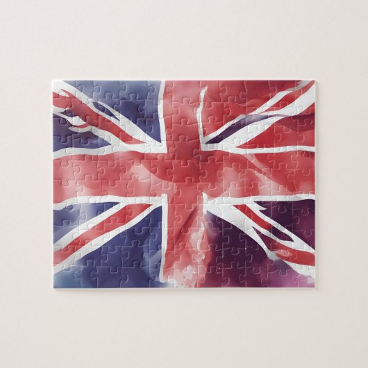Flagge der Union Jack UK Puzzle (Horizontal)