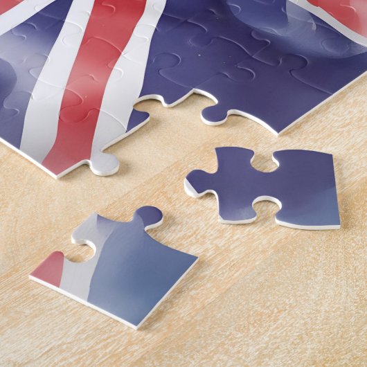 Flagge der Union Jack UK Puzzle (Seite)