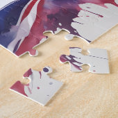 Flagge der Union Jack UK Puzzle (Seite)