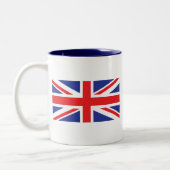 Flagge der Union Jack UK Zweifarbige Tasse (Links)