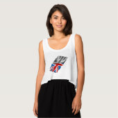 Flagge der Union T-Shirt (Vorderseite Vollansicht)