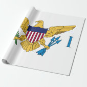 Flagge der US-Jungfrau Geschenkpapier (Ungerollt)