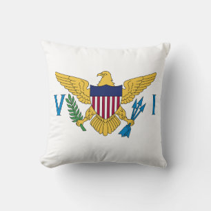 Flagge der US-Jungfrau Kissen