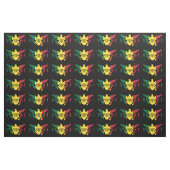 Flagge der US-Jungfrau, Rasta, Gelbrot Stoff (Fat Quarter (45,7 x 55,9 cm))