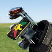 Flagge der US-Jungfrau, Rasta Golf Headcover (In Situ)