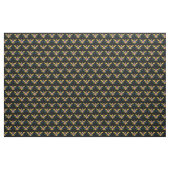 Flagge der US-Jungfrau - Schwarz Stoff (Fat Quarter (45,7 x 55,9 cm))