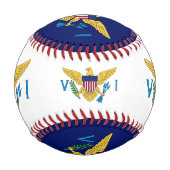 Flagge der US-Jungfrau, Sporthalle BL / Baseball-B Baseball (Vorderseite)