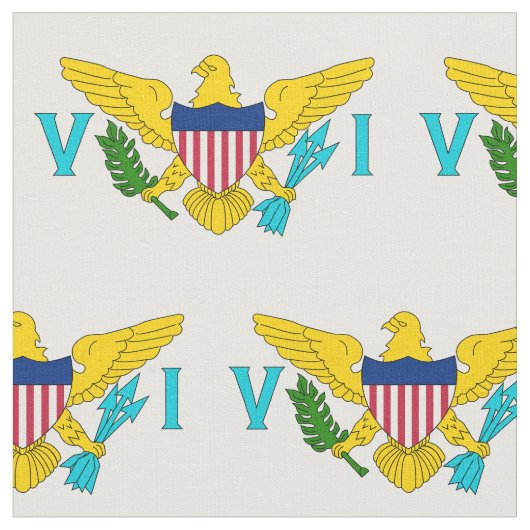 Flagge der US-Jungfrau Stoff (Nahaufnahme)