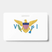 Flagge der US-Jungfrauen Ausweis (Rückseite)