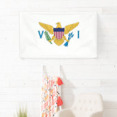 Flagge der US-Jungfrauen Banner (Insitu)