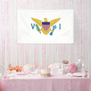 Flagge der US-Jungfrauen Banner