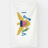 Flagge der US-Jungfrauen Banner (Vertikal)