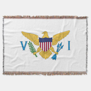 Flagge der US-Jungfrauen Decke