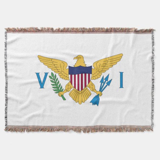 Flagge der US-Jungfrauen Decke (Vorderseite)