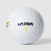 Flagge der US-Jungfrauen Golfball (Logo)