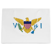 Flagge der US-Jungfrauen Große Geschenktüte (Vorderseite)