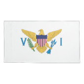 Flagge der US-Jungfrauen Kissenbezug (Rückseite)