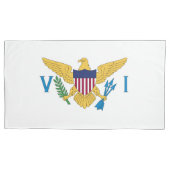 Flagge der US-Jungfrauen Kissenbezug (Vorderseite)