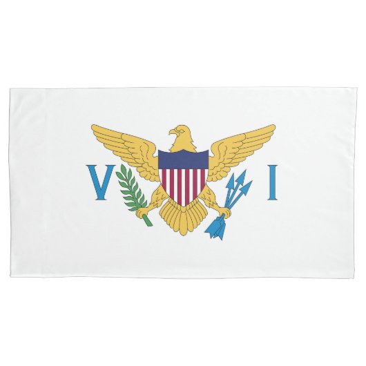 Flagge der US-Jungfrauen Kissenbezug (Vorderseite)