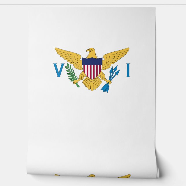 Flagge der US-Jungfrauen Tapete (Abrollen)