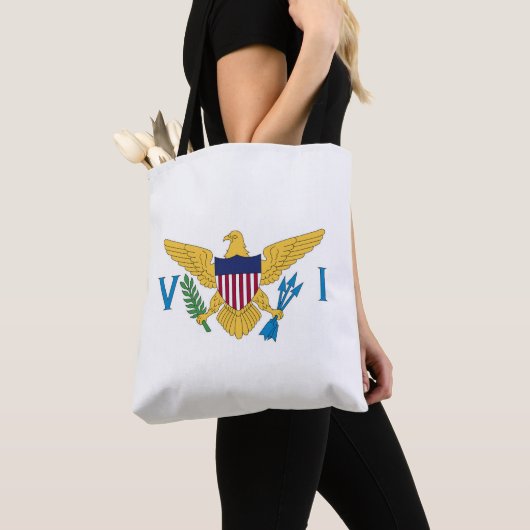 Flagge der US-Jungfrauen Tasche (Von Nahem)